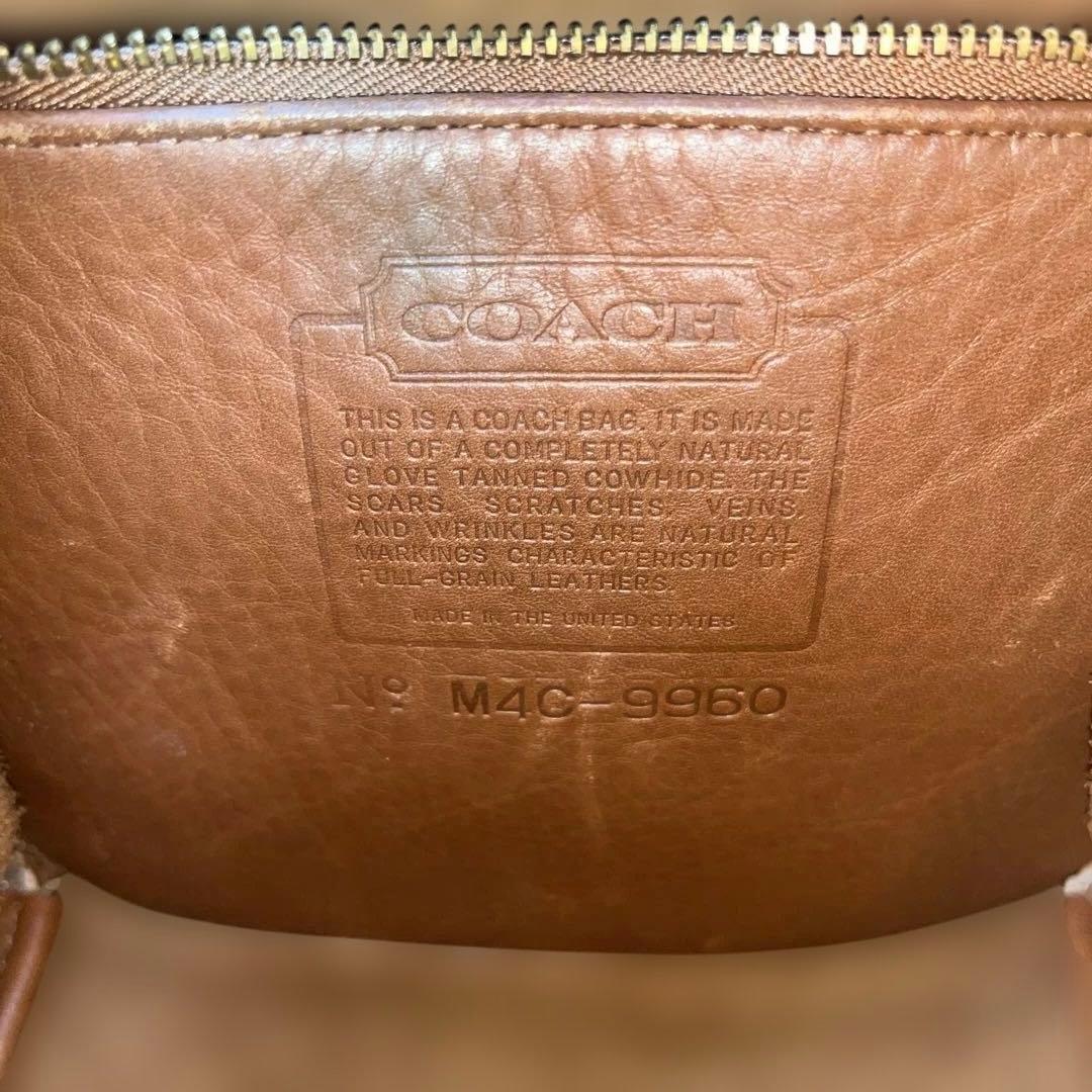 美品✨オールドコーチ COACH ターンロック グラブタンレザー ミニリュック茶
