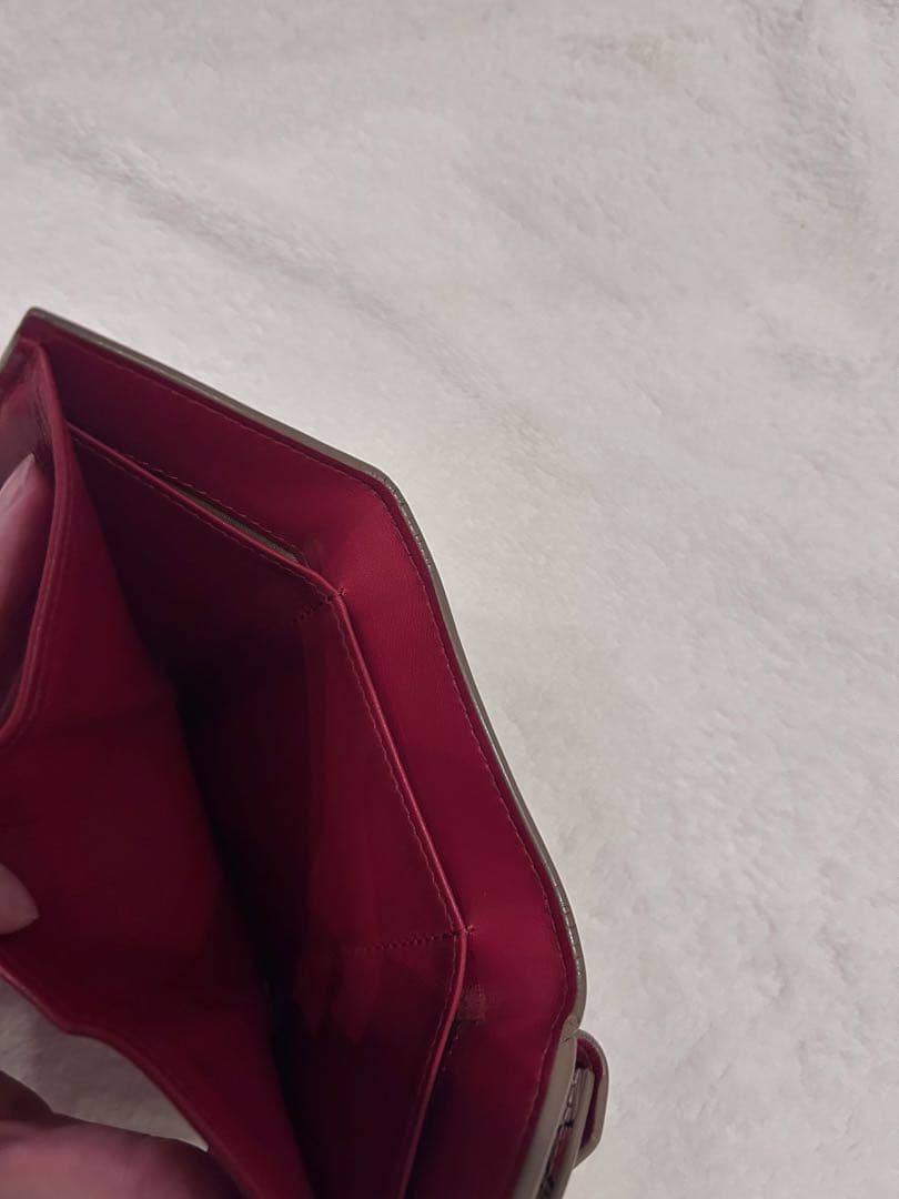 凛姫様 PRADA プラダ 三つ折り財布 ミニ財布 レザー 金ロゴ