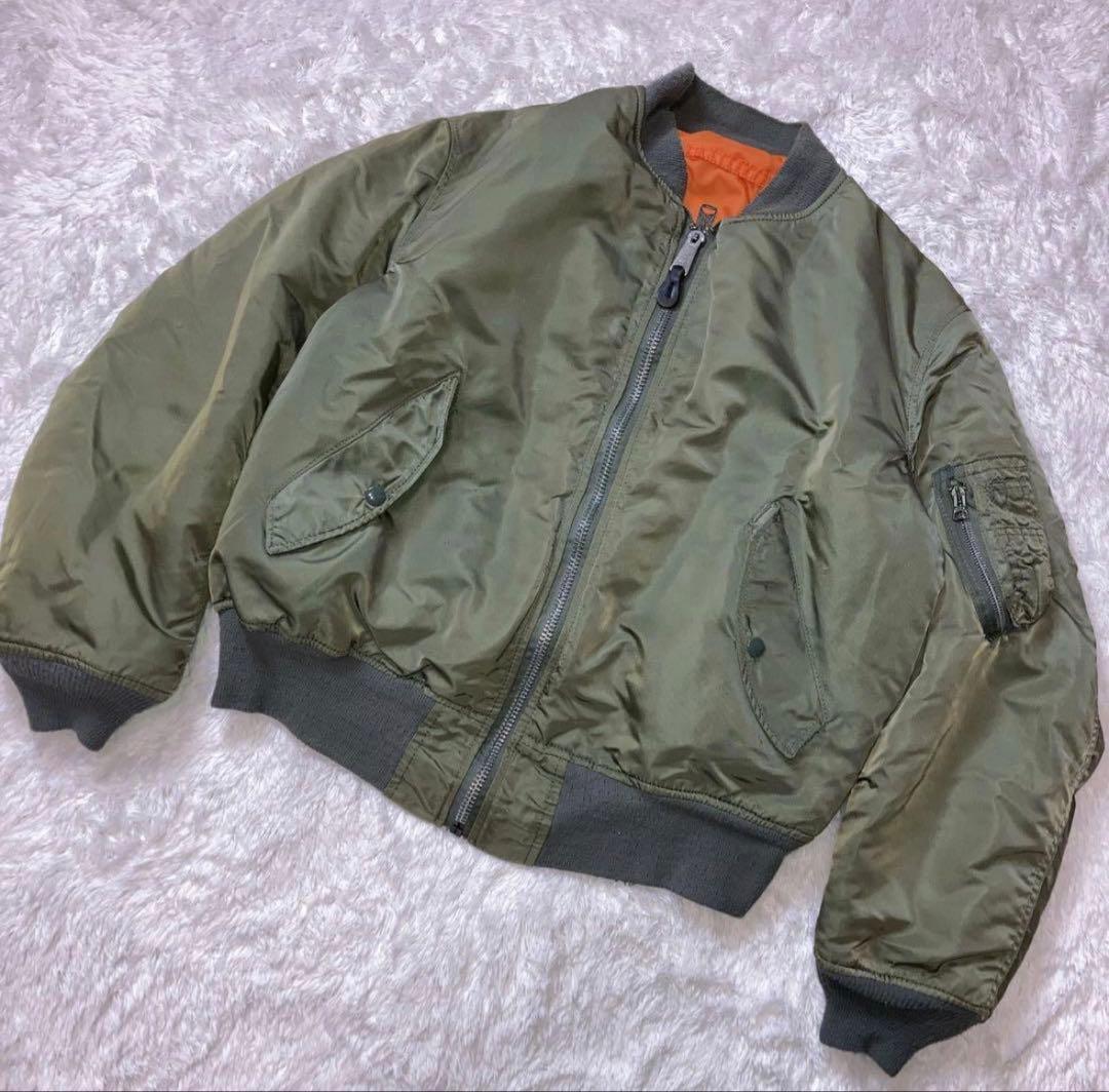 ダ*ク様 ヴィンテージ ALPHA MA-1 フライトジャケット 80s USA