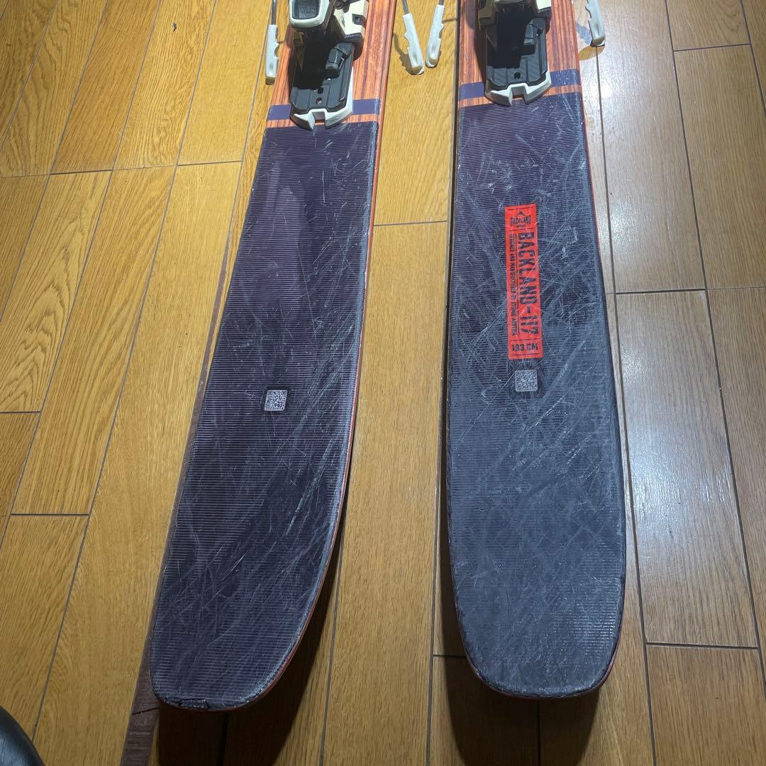 名機atomicアトミックBACKLAND 117&金具セット パウダーマシン - メルカリ