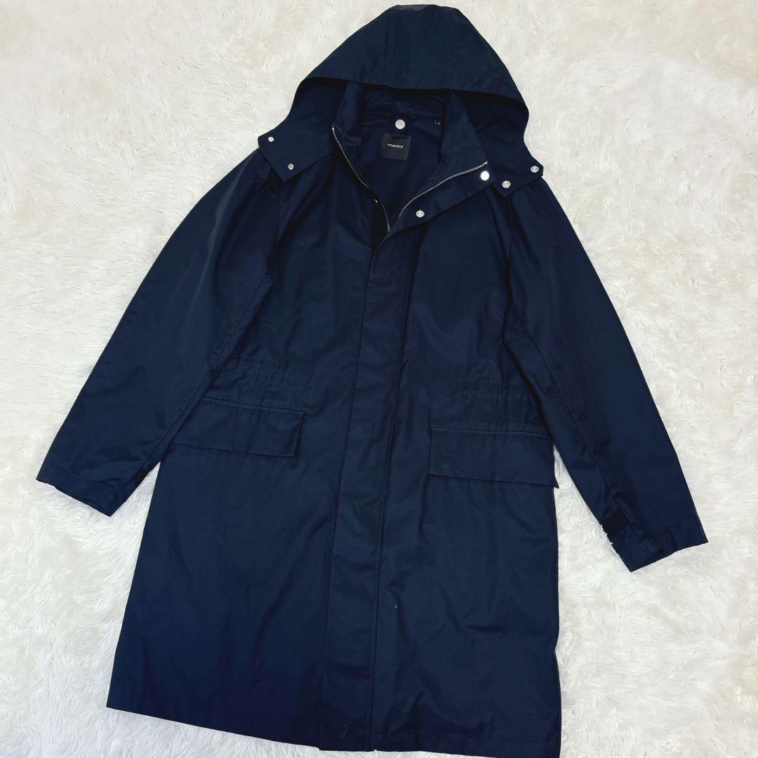 【美品✨】　theory セオリー ナイロン フード モッズコート 現行タグ