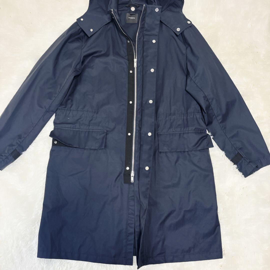 【美品✨】　theory セオリー ナイロン フード モッズコート 現行タグ