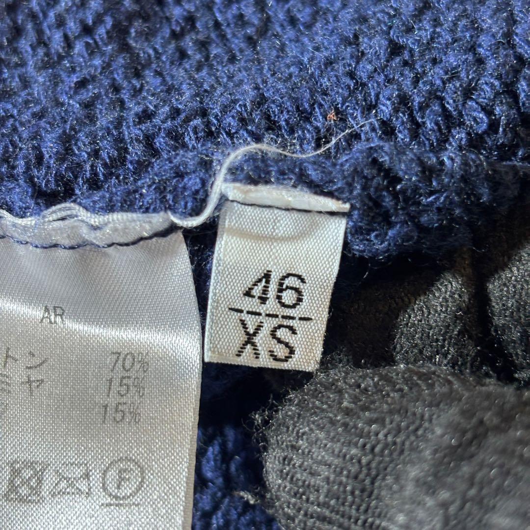 極美品✨セッテフィーリカシミヤ カーディガン カシミヤ シルク 青 ニット