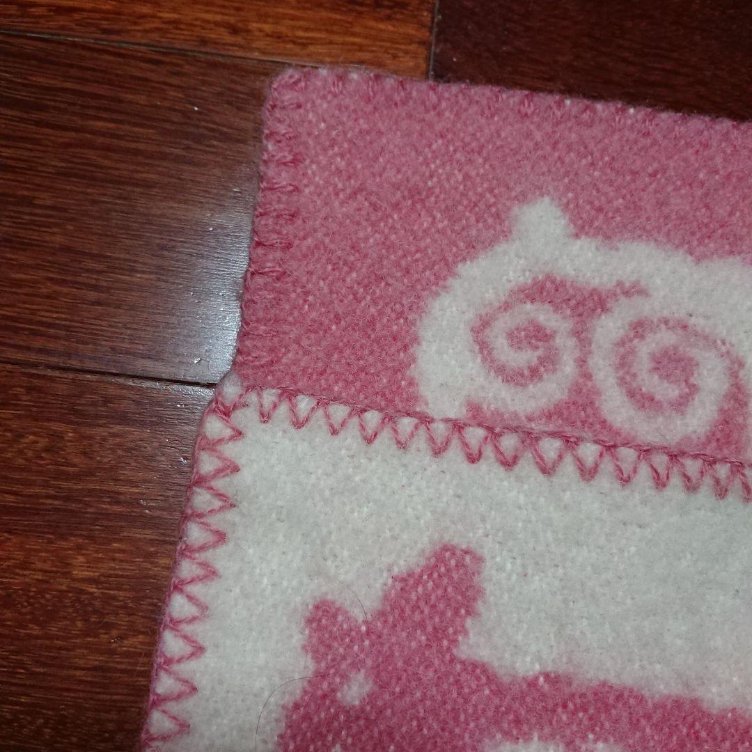 ハーフブランケット ベングトのヒツジ ウール80% コットン20