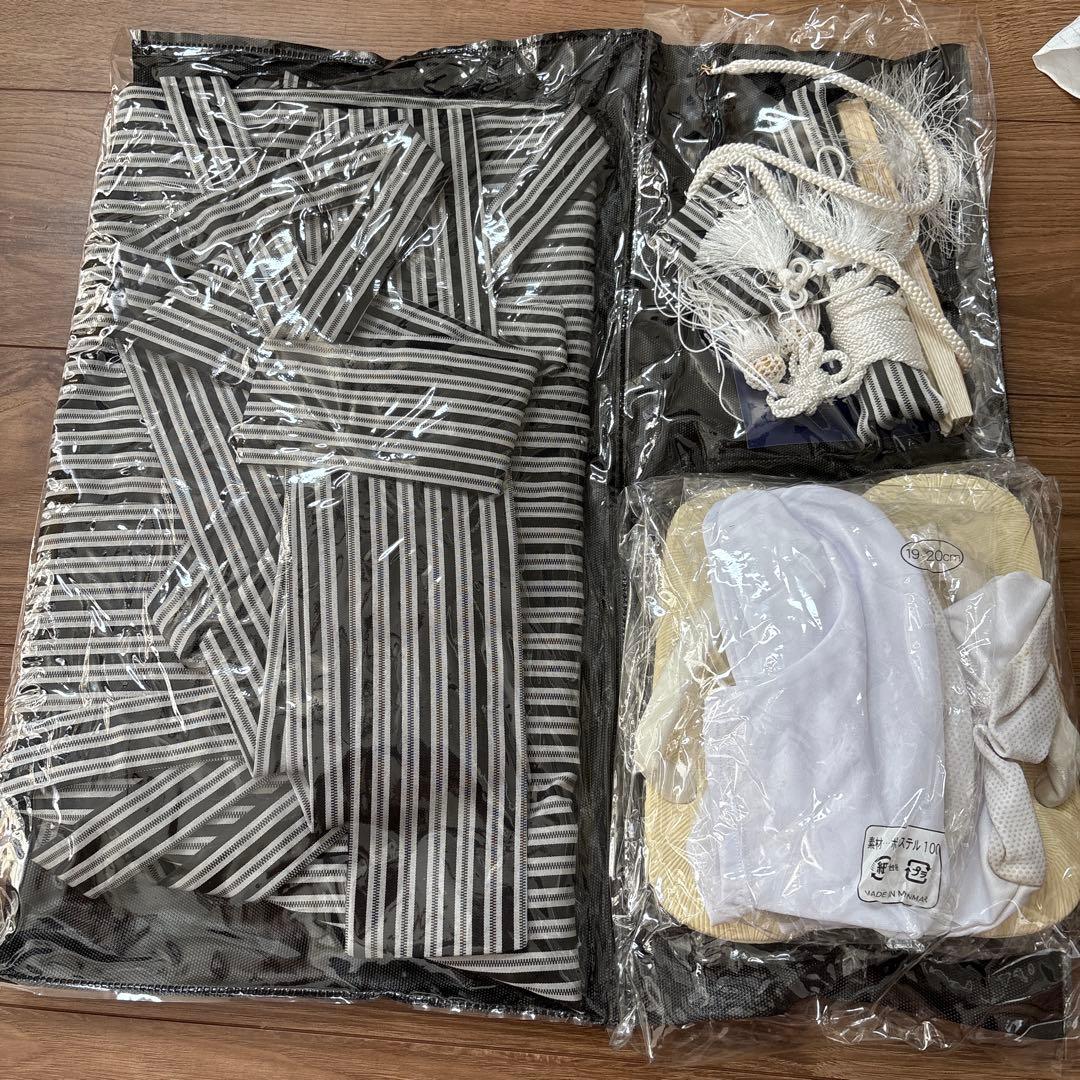 七五三 男の子 5歳 フルセット 【着物 草履 足袋 扇子 お守り】 120cm