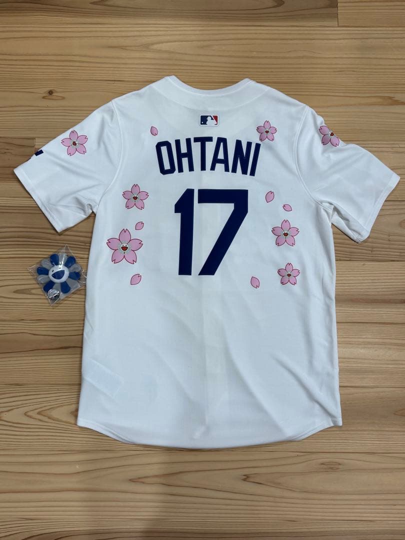 ドジャース 大谷翔平 MLB東京シリーズ 村上隆コラボ ユニフォームL