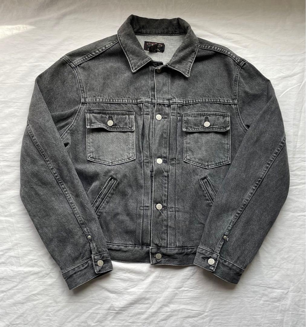 90s 名作希少 USA製 RRL ブラックデニムジャケット 三ツ星 - メルカリ