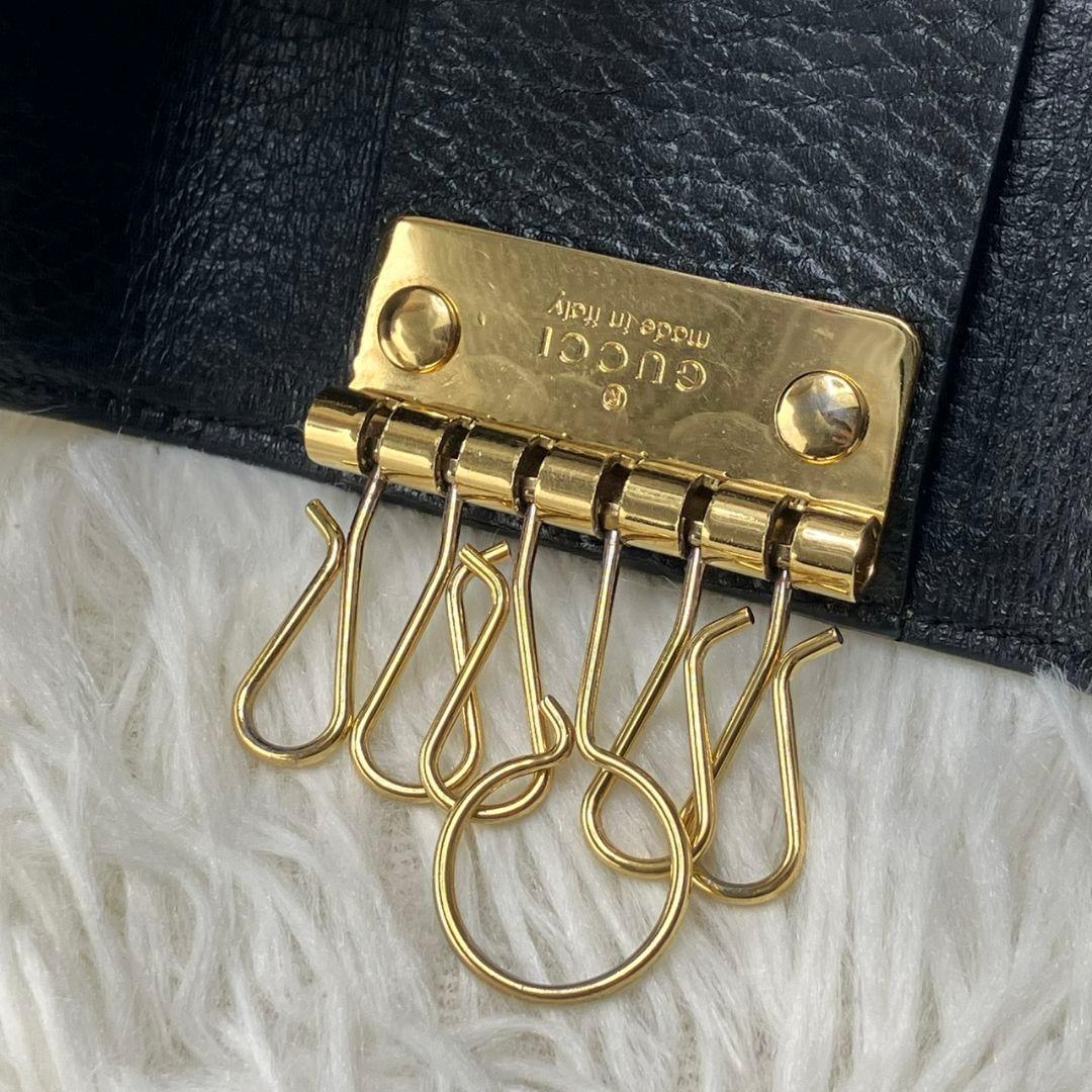 【未使用に近い】 グッチ 6連 キーケース スプリーム GG マーモント