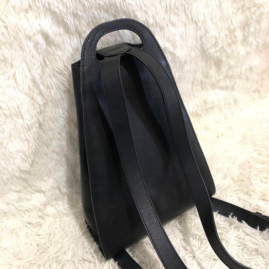 マザーハウス ソウ　バックパック　 レザー　リュック ブラック