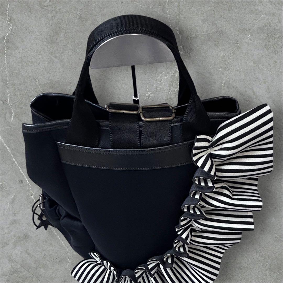 Rapture ネオプレン ネイプルズラッフルストライプ ボーダーブラック