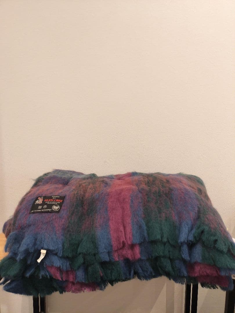 GLEN CREE モヘヤブランケット(L)
