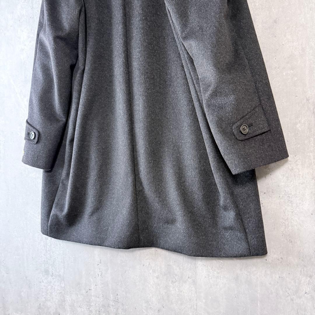 新品✨リブバリー LIVBARY カシミヤ混 ウール ステンカラーコート Ｌ