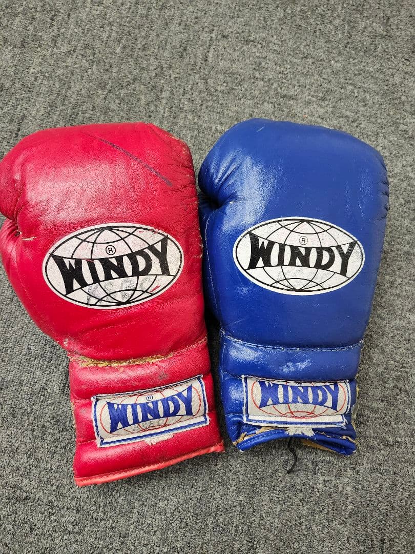 WINDY ボクシンググローブ 赤 青 右右セット 14oz 14オンス - メルカリ