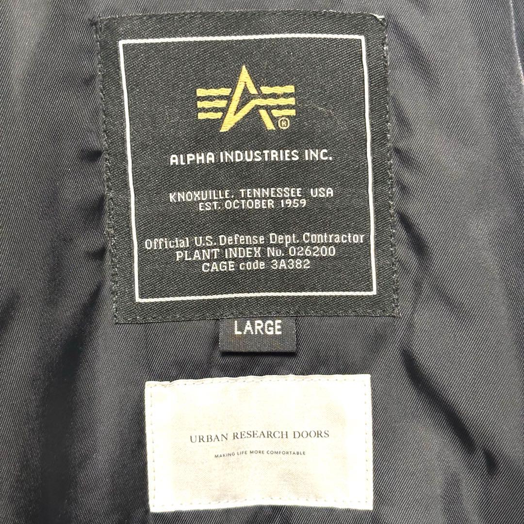 ALPHA MA-1 PRIMALOFT セージグリーン L ナノユニバース別注