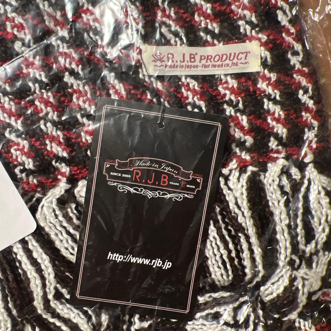 R.J.B フラットヘッド　シルクツイードマフラー