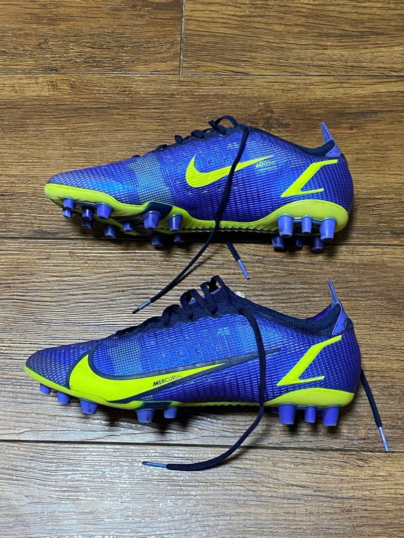 ナイキ サッカースパイク ヴェイパー 14 エリート AG(ブルー×イエロー)