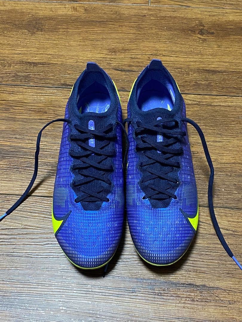 ナイキ サッカースパイク ヴェイパー 14 エリート AG(ブルー×イエロー)