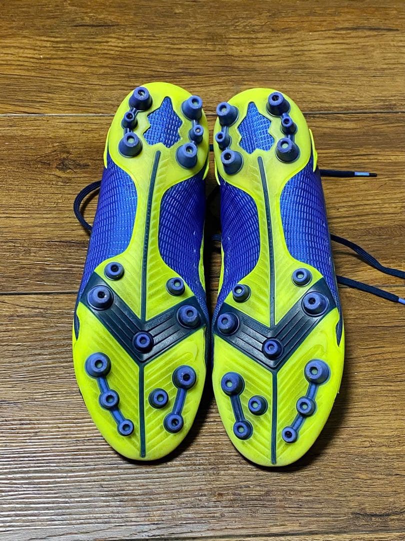 ナイキ サッカースパイク ヴェイパー 14 エリート AG(ブルー×イエロー)