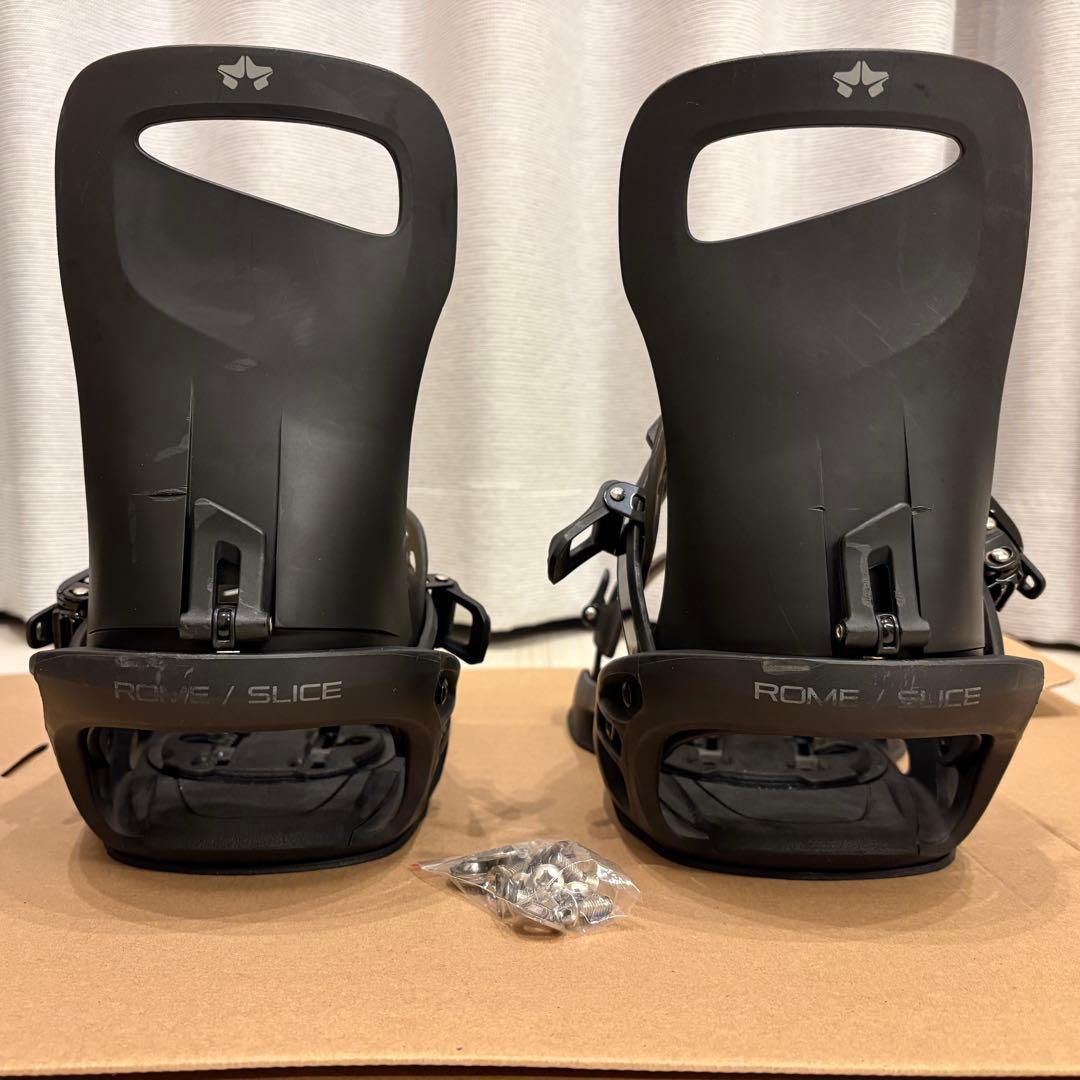 ROME スノーボードビンディング M/L ブラック