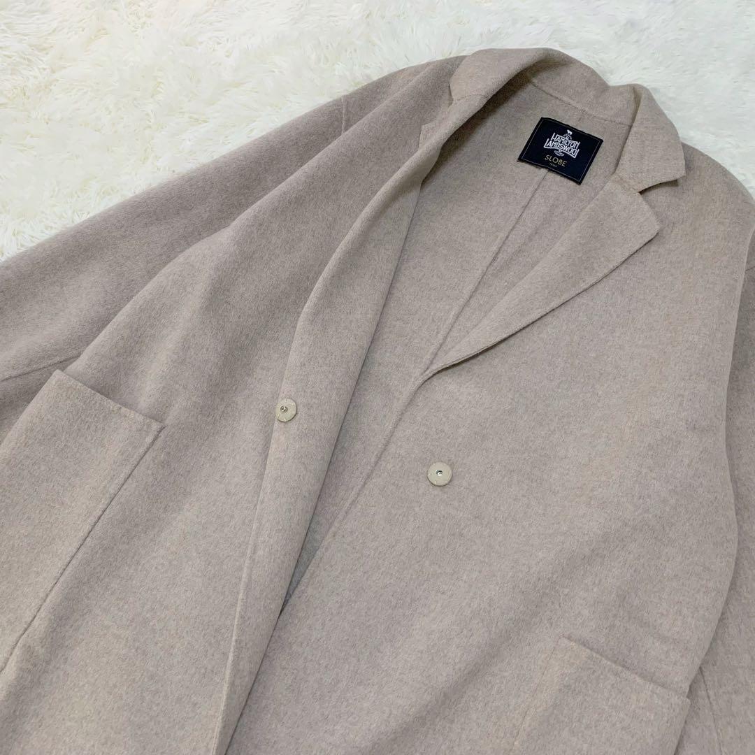 スローブイエナ ハミルトン ダブルフェイス ウール ロング コート リバーコート