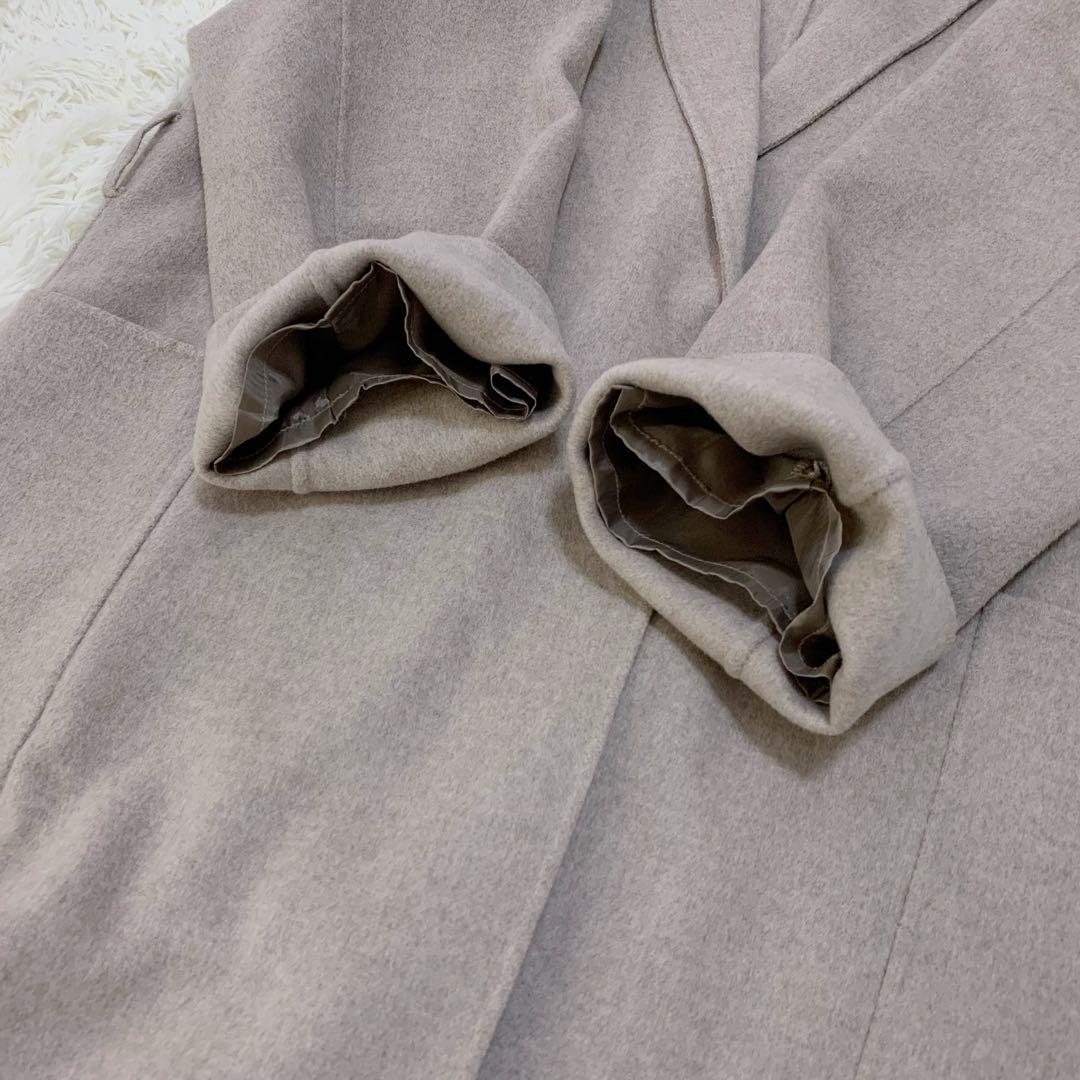 スローブイエナ ハミルトン ダブルフェイス ウール ロング コート リバーコート