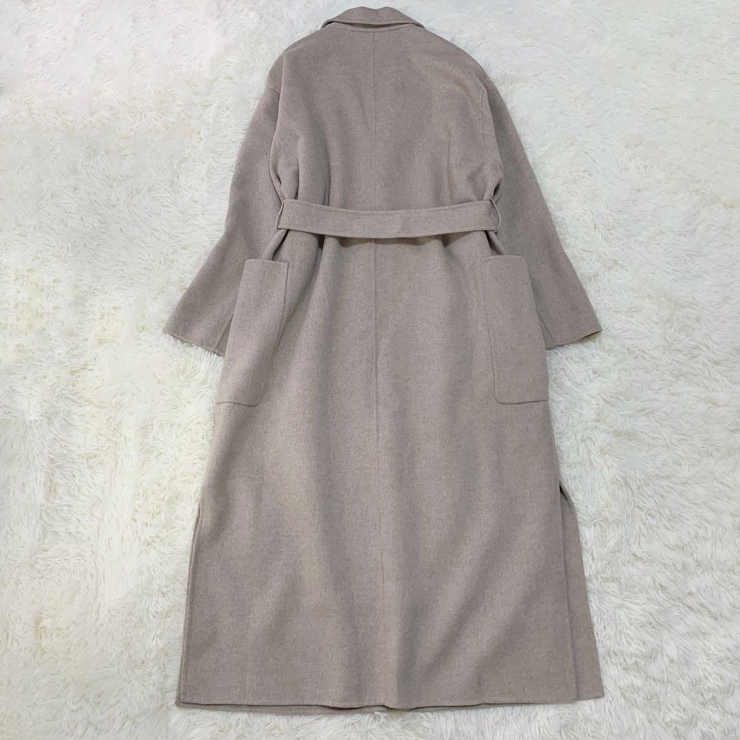 スローブイエナ ハミルトン ダブルフェイス ウール ロング コート リバーコート