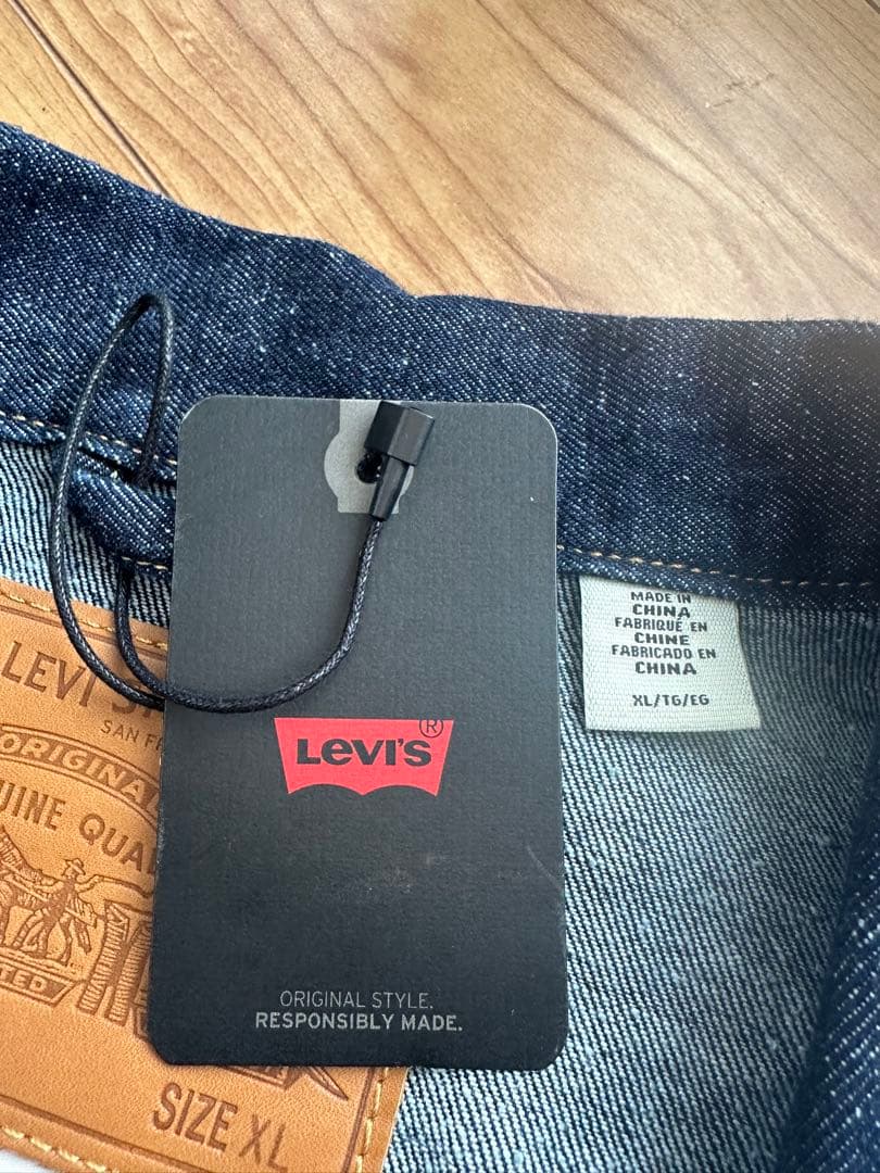 Levis Premiam TYPE-1トラッカージャケット対戦モデル-XL