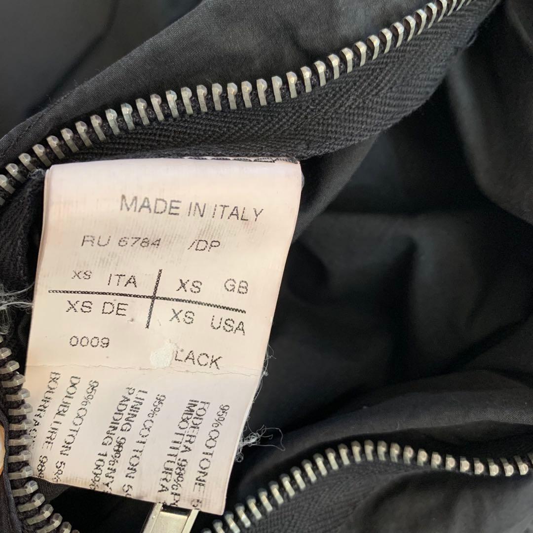 リックオウエンス Rick Owens フーテッドボンバージャケット　ブラック