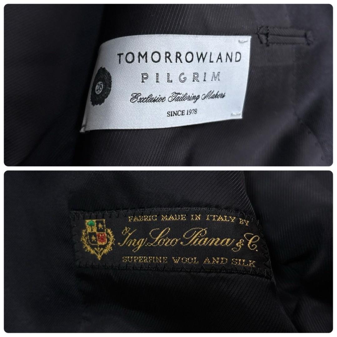 別注 TOMORROWLAND ピグリム ブラック ビジネスジャケット 42