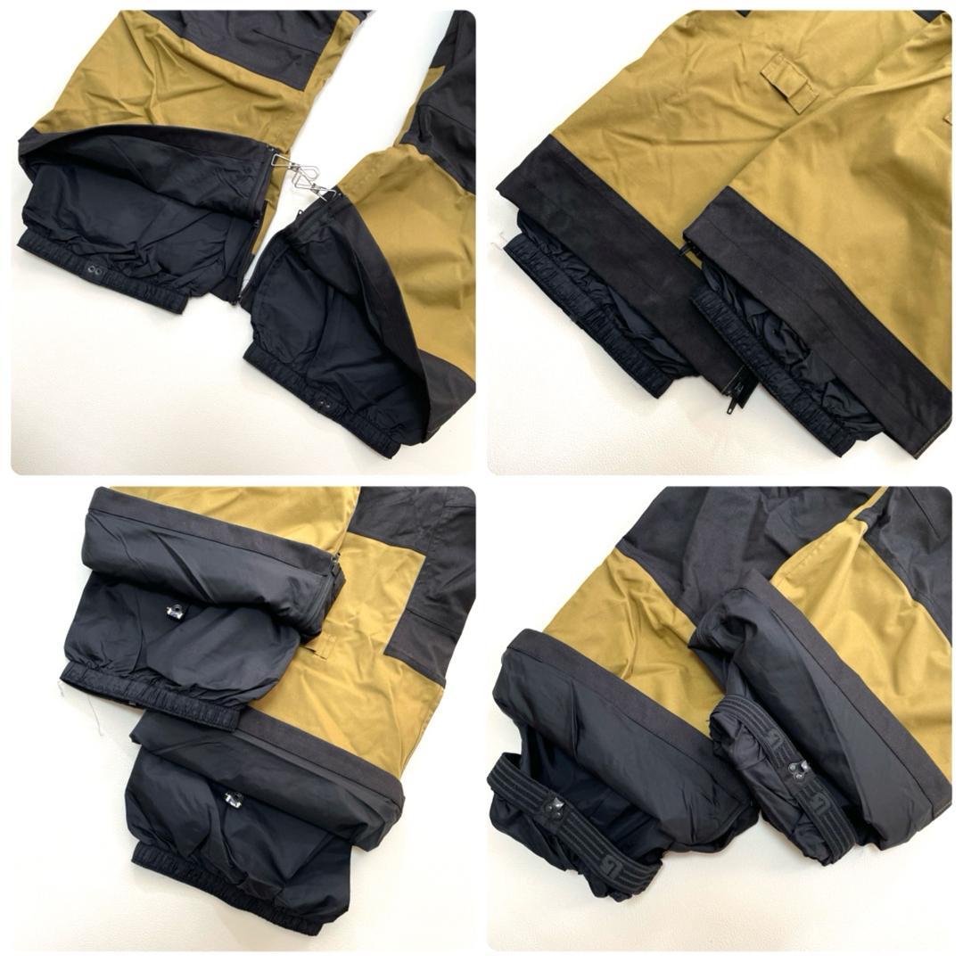 6606 バートン　パンツ　メンズ バイカラー　ダブルニー　ベージュ　ブラック