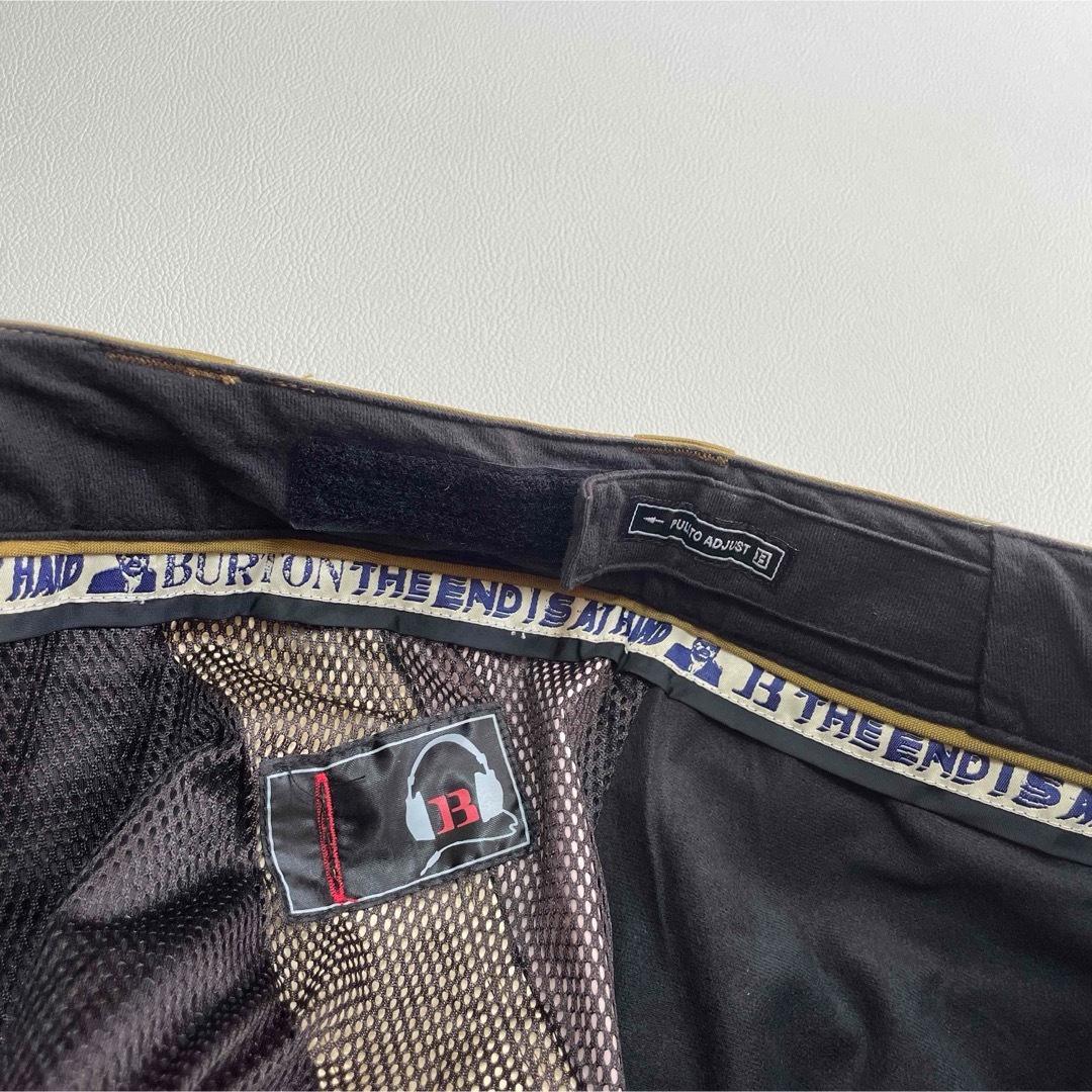 6606 バートン　パンツ　メンズ バイカラー　ダブルニー　ベージュ　ブラック