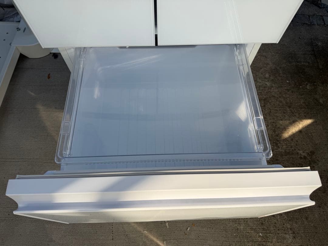 SHARP 5ドア冷蔵庫 SJ-GW41F-W 412L どっちでもドア