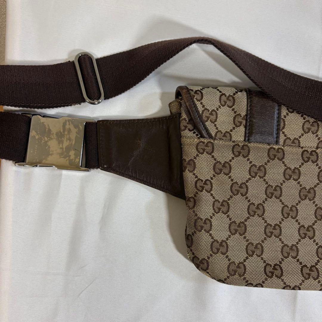 【即日発送】GUCCI グッチ GG キャンバス ボディバッグ ウエストバッグ