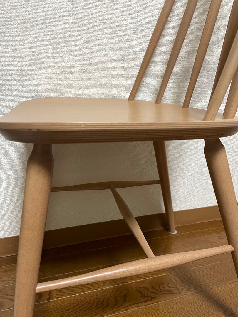 美品　unico ウニコ　KOTONA コトナ　ハイバックチェア　ナチュラル