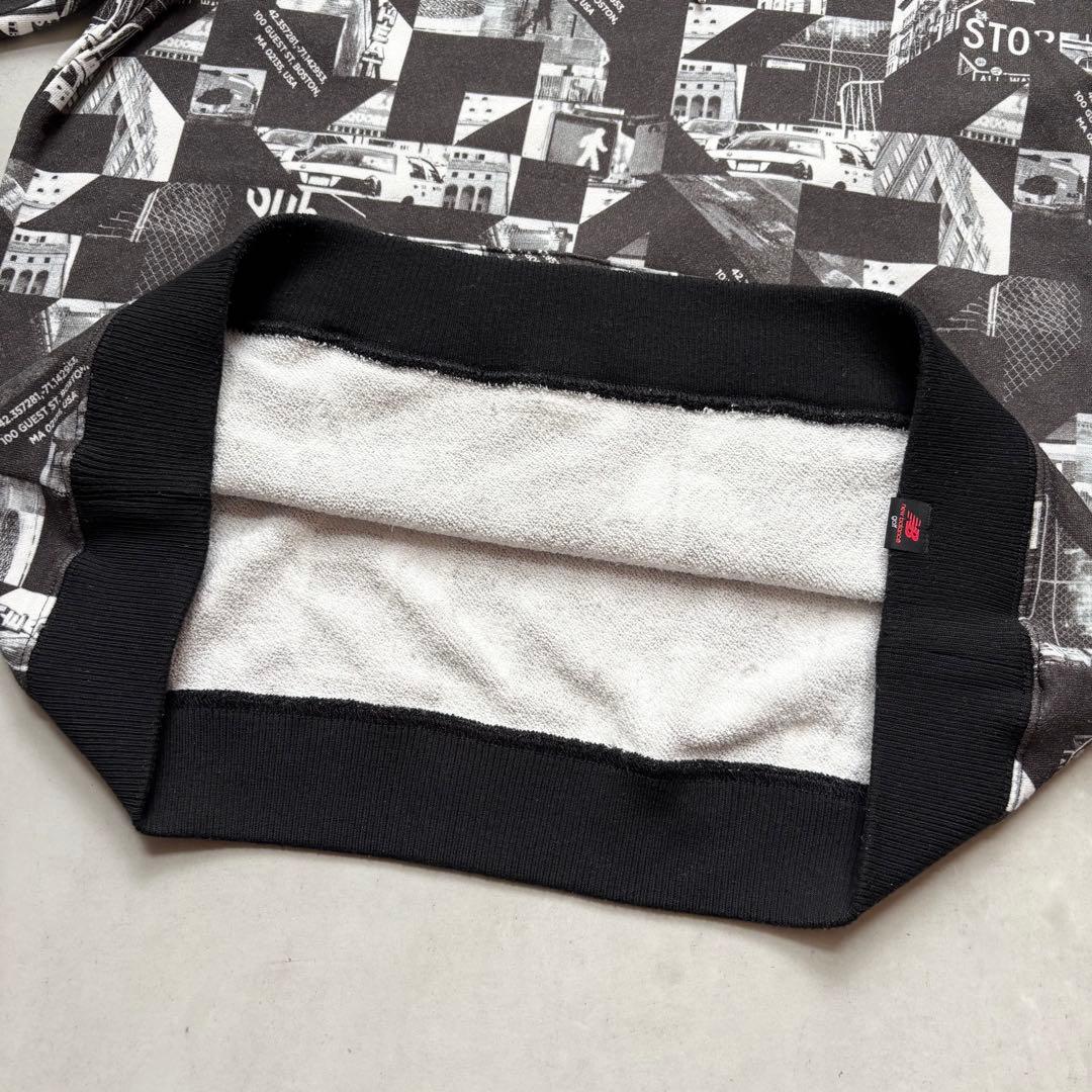 New Balance Golf スウェットフードパーカー プルオーバー 総柄