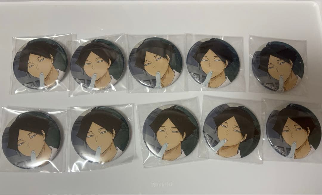 ハイキュー 角名倫太郎 いただきます 缶バッジ - メルカリ