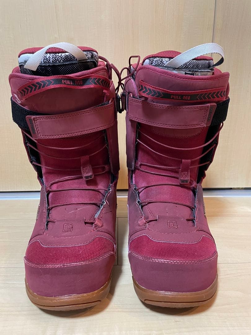 DEELUXE スノーボードブーツ ID5.2 ワインレッド27.5cm DEELUXE (ディーラックス) スノーボードブーツ メンズ SIZE 26.5cm