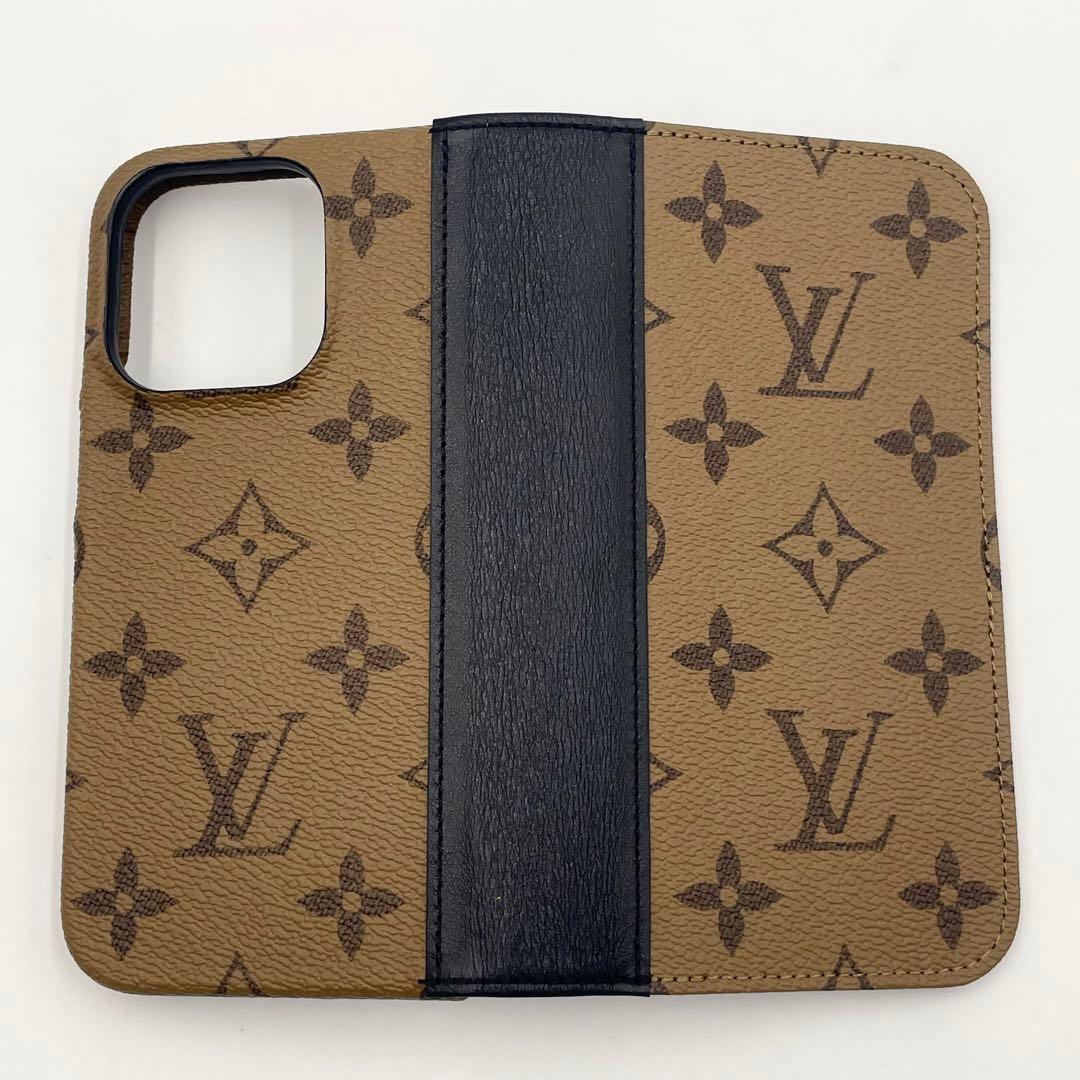 定価9万・美品ルイヴィトン モノグラムリバース フォリオ iPhone15Pro