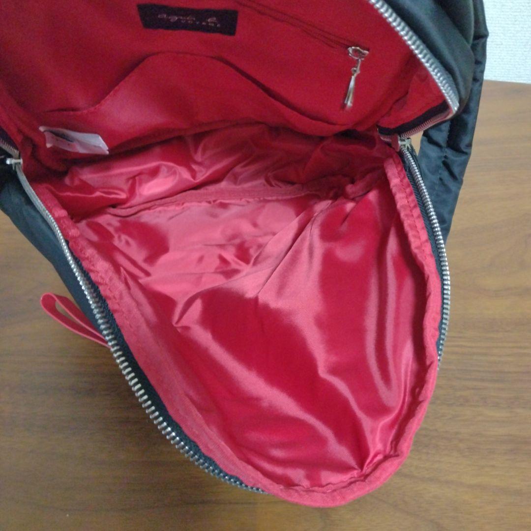 【美品】agnes b. バックパック リュック ブラック