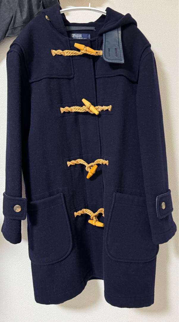 ラルフローレン USA製 Ralph Lauren ダッフルコート ネイビー