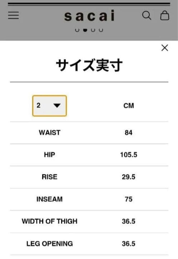 スーツ 25SS Sacai Suiting Bonding Pants Black 2