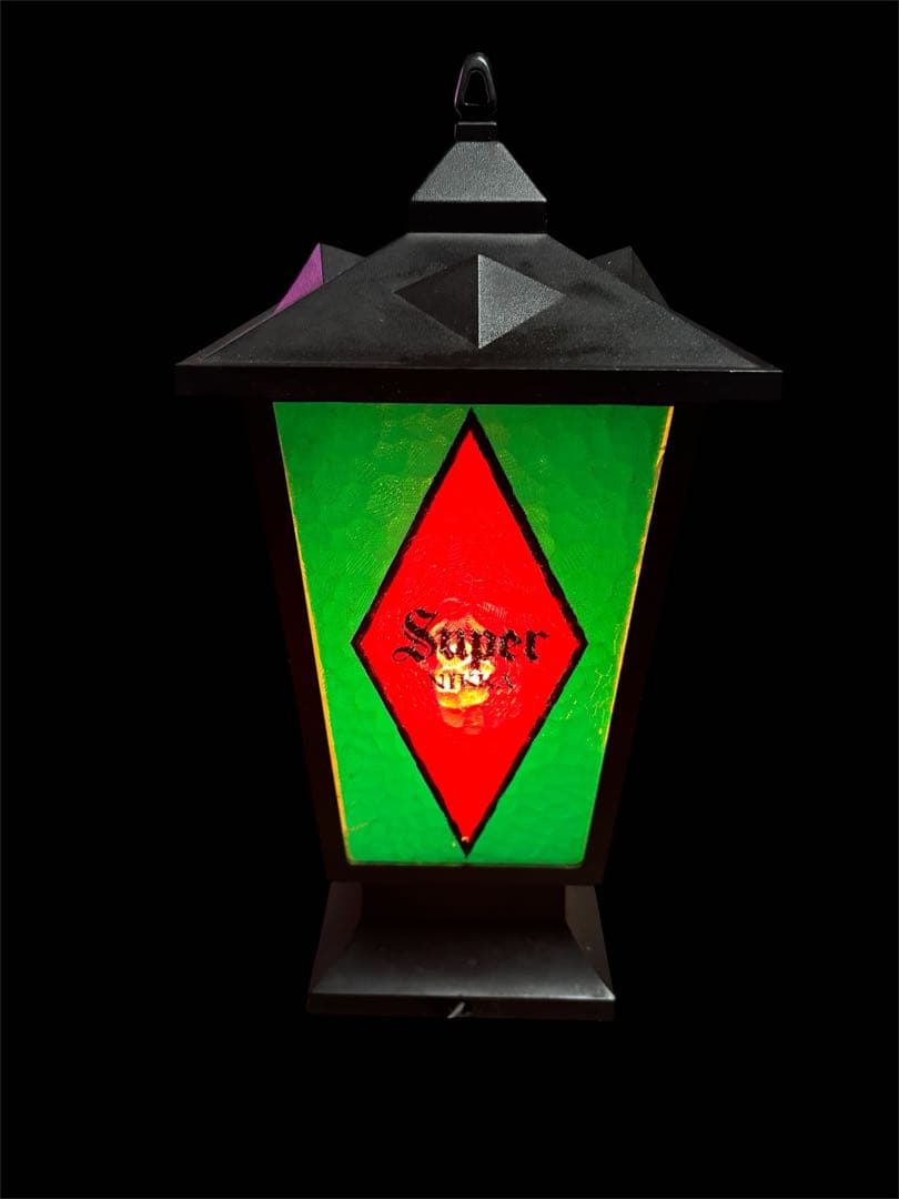 70s NIKKA WHISKY ニッカウイスキー ステンドグラス ランタン - メルカリ