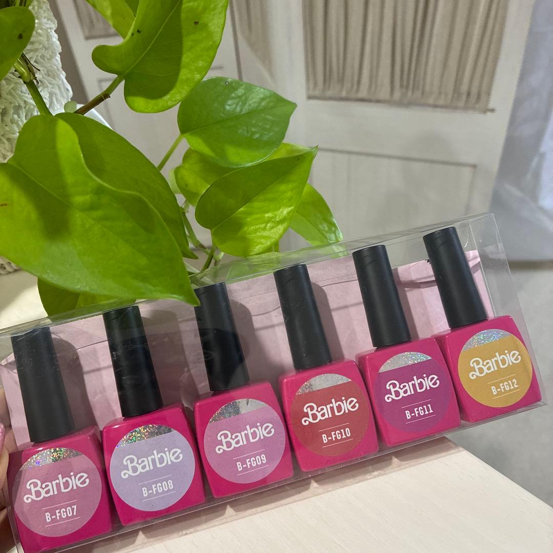 Barbie クリスタルフラッシュジェル 6色セット No.1