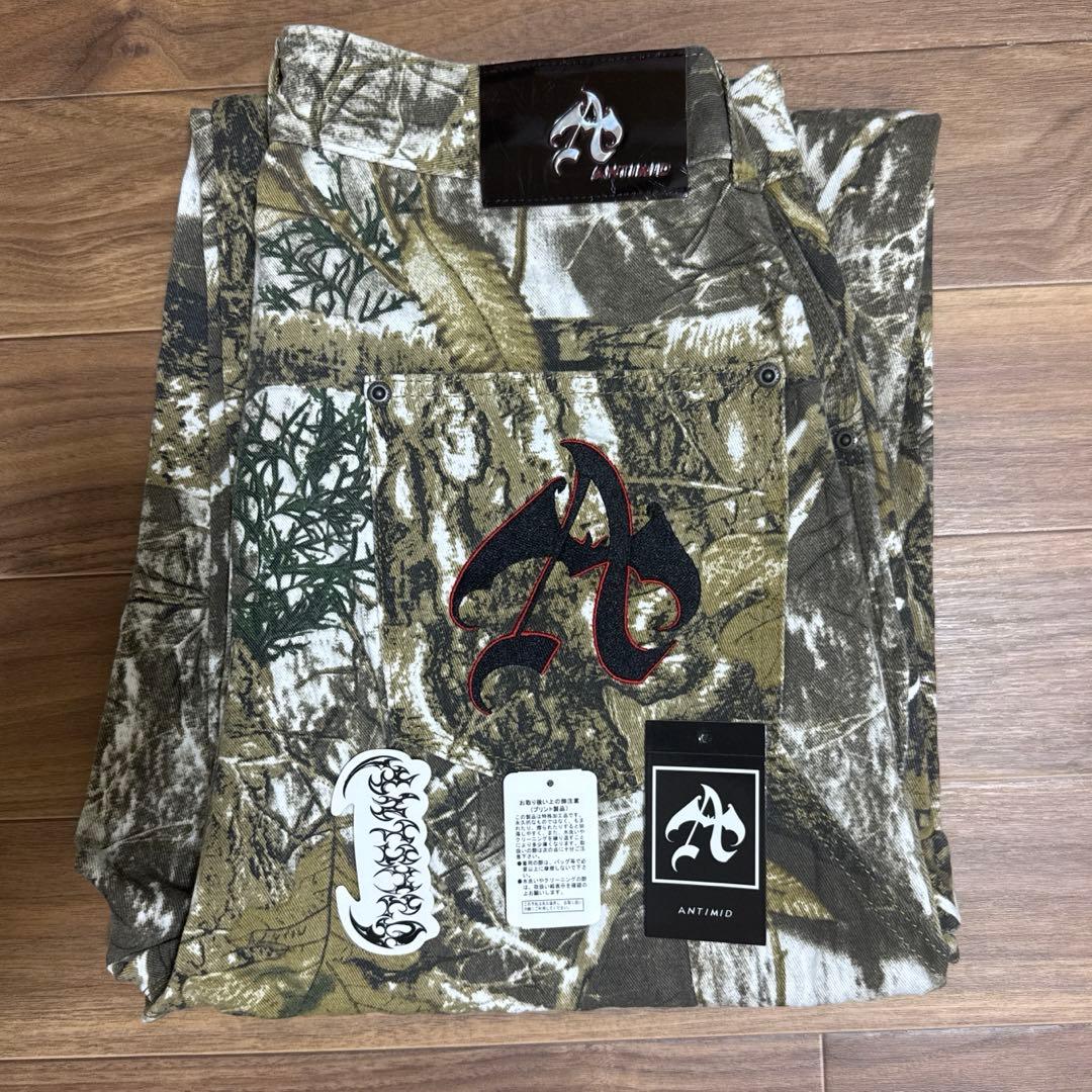 即完] ANTIMID アンチミッド リアルツリーパンツ - メルカリ