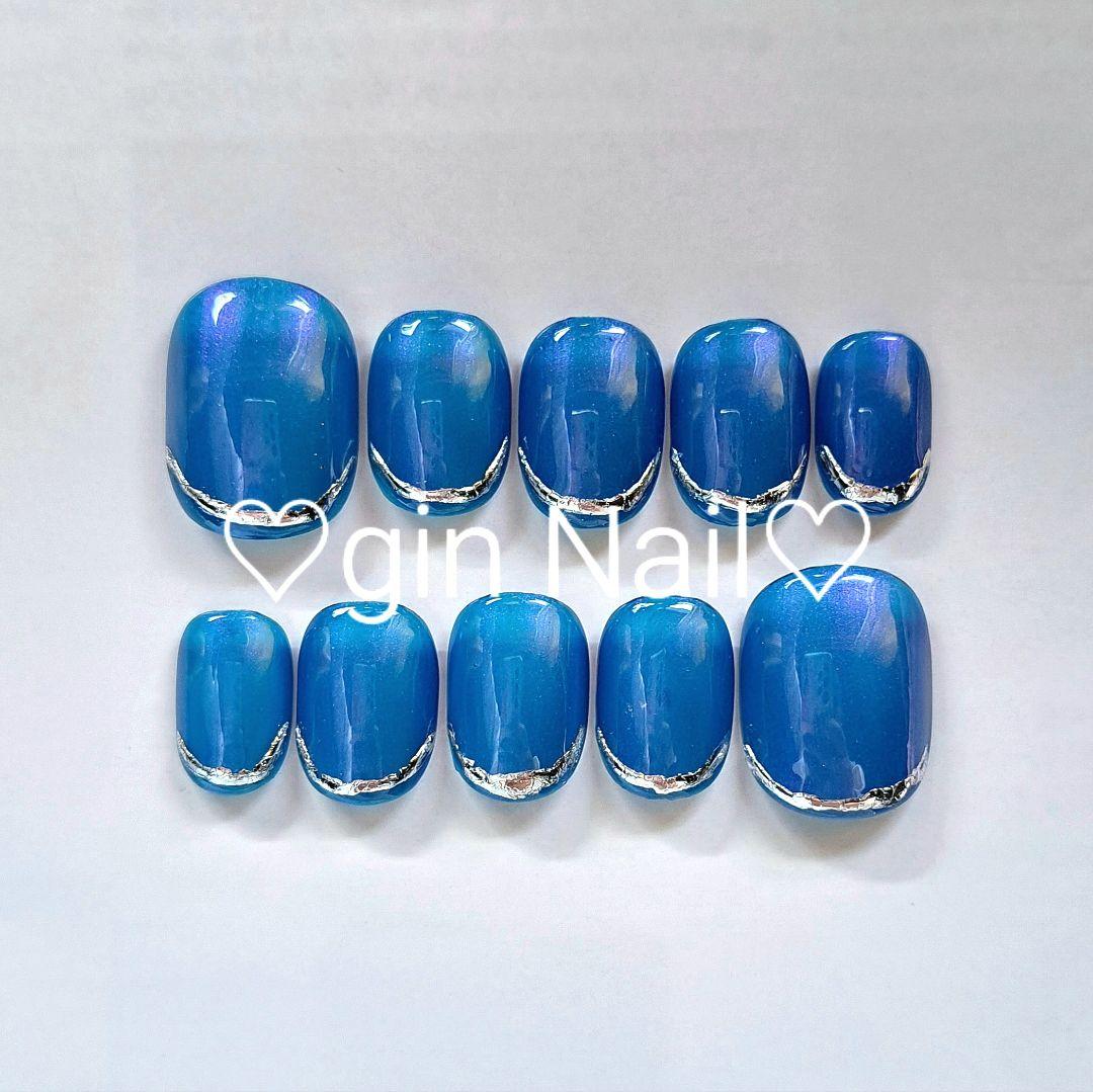 冬物セール❤️あめとSHOP❤️　ネイルチップ　オーダー　スキニーオーバル