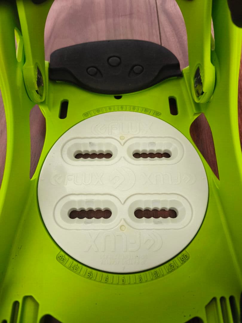 FLUX RL アシンメトリーカラー ビンディング オレンジ ライムグリーン