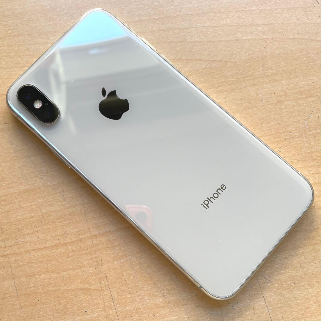 iPhone X シルバー 256GB A1902 美品 バッテリー93% - メルカリ