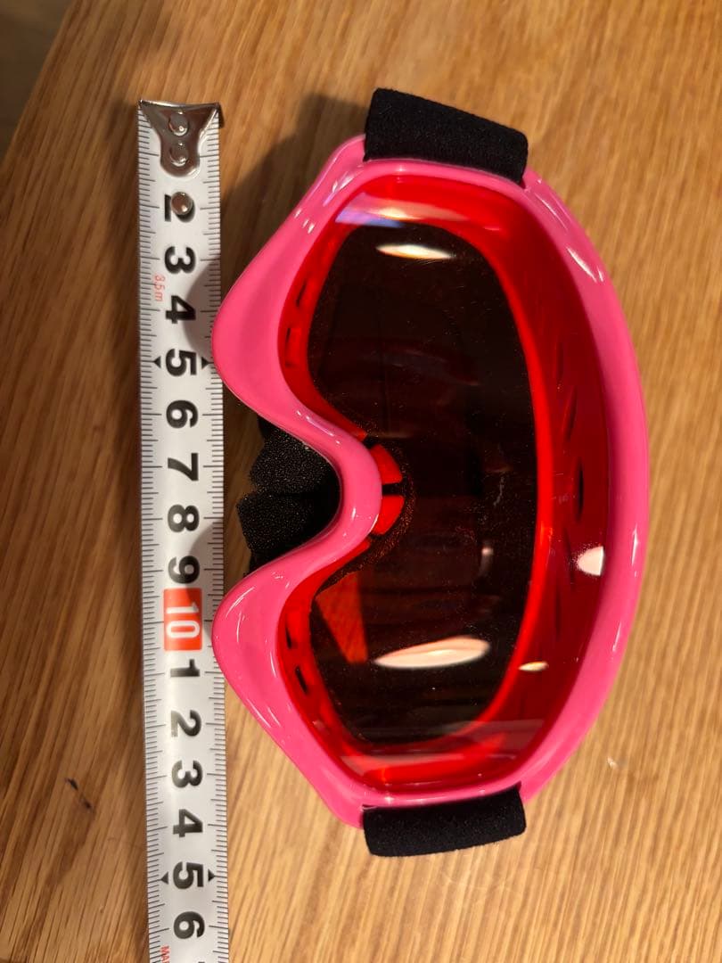 mont-bell キッズ用スキーウェア 100サイズ ピンク ゴーグル付き