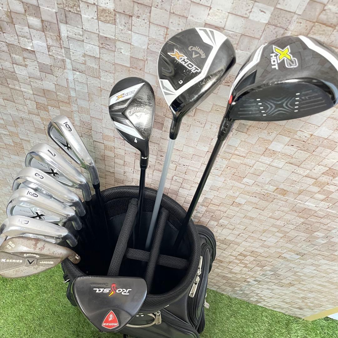 Callaway X2 Hot ドライバーとキャディバッグ