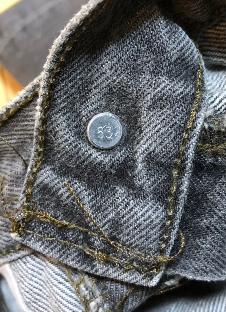 80.90s リーバイス501 先染めブラックW34 USA製